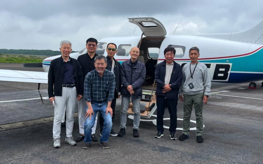 AOPA Korea's flight from Seoul to Tsushima and Kumamoto.