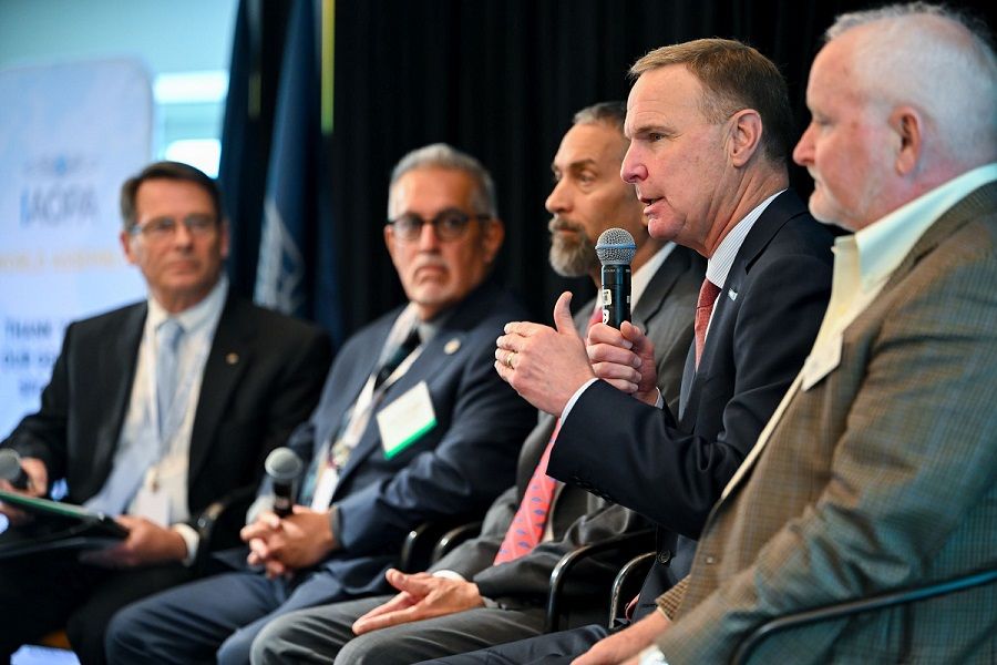 Industry leadership panel at the IAOPA World Assembly.